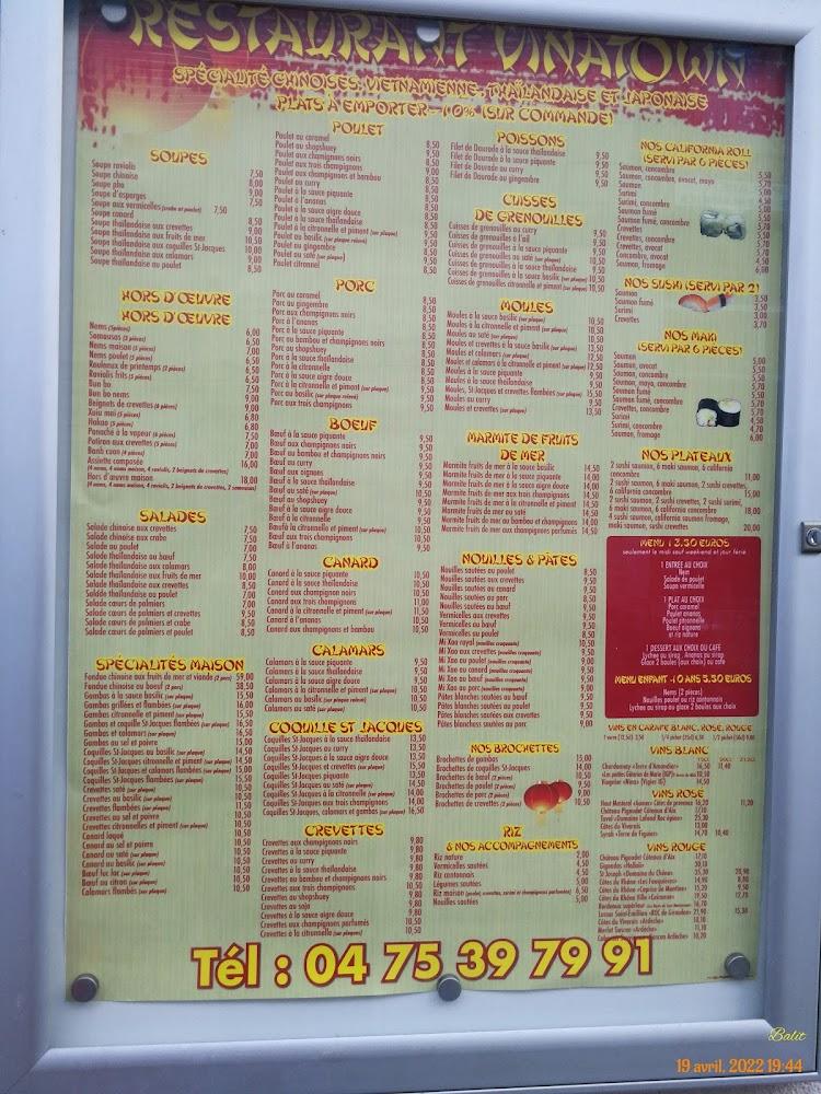 Vinatown - Menu Image 1